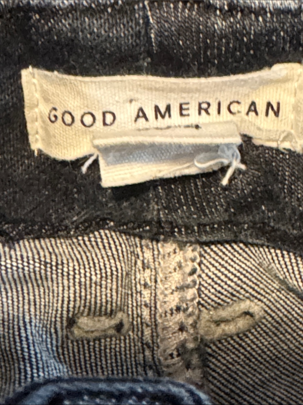 Good American Blue Skinny High-Rise Jeans - Picture 5 of 5